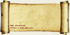 Negovanka Arsenijević vizit kartica